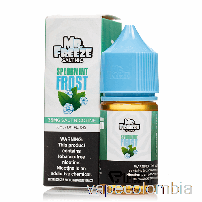 Vape Desechable Menta Verde Frost - Mr Frozen Salts - 30ml 35mg